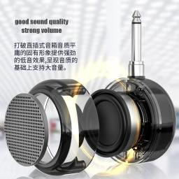 Bluetooth Mini caixa de som Caixa de música pequena portátil sem fio para guitarra elétrica 3.5 6.35mm instrumento elétrico blowpipe - Image 2