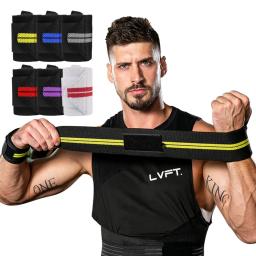 Cintas De Suporte De Pulso De Nylon Elástico, Bandagens De Pulseira Para Esportes, Levantamento De Peso, Crossfit, Powerlifting, Treinamento De Força, 1 Par - Image 1