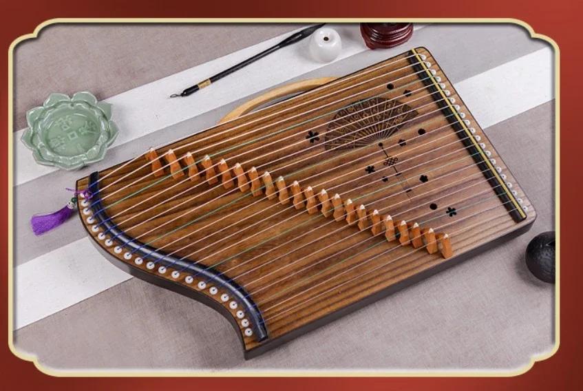 Harpa de madeira portátil para iniciantes, teclado de 21 cordas, instrumentos musicais tradicionais chineses, presente do nicho para crianças - Image 1