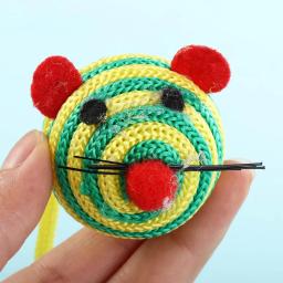 Bell Stripe Interactive Playing Toy para gato pequeno, treinamento de gatinho, Mouse, Pet Supplies, Pet Acessórios, Brinquedos - Image 3