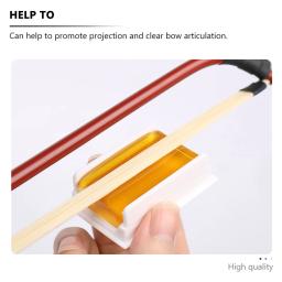 Violino transparente arcos luz, instrumento de cordas para Viola, resina Erhu, Mini complexo, 8 pcs - Image 4