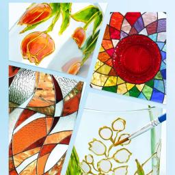 Tintas acrílicas resistentes ao sol transparentes para pintura, tinta de vidro impermeável, Aquarela Art Supplies, 20ml - Image 4