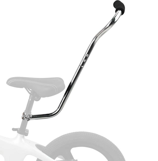 Zukka crianças treinamento de bicicleta push handle destacável crianças aprendizagem lidar com push bar barra de equilíbrio de segurança para crianças bicicletas