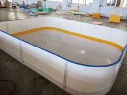 Almofada artificial do tiro do hóquei do gelo, painel branco da patinação, placa sintética UHMWPE - Image 2