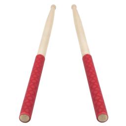 Anti Slip Baqueta com Ponta Triangular, Acessórios Para Instrumentos Musicais, Punho Envolvido, 5A, 1 Par - Image 4