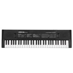 Teclado eletrônico digital com 61 teclas, piano elétrico multifuncional para estudante de piano com microfone e instrumento musical - Image 2