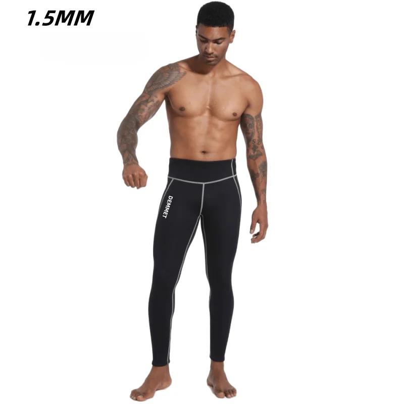 Calças de mergulho em neoprene para homens, roupa molhada, perneiras para caiaque, rafting, surf, adultos, 1,5mm, 3mm - Image 1