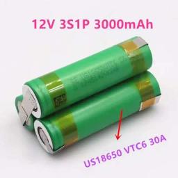 (Personalizado) 18650 vtc6 bateria 3000mAh 30amps chave de fenda bateria eletrodo bateria 3s1p 4s1p 5s1p 4s2p 5s2p - Image 2
