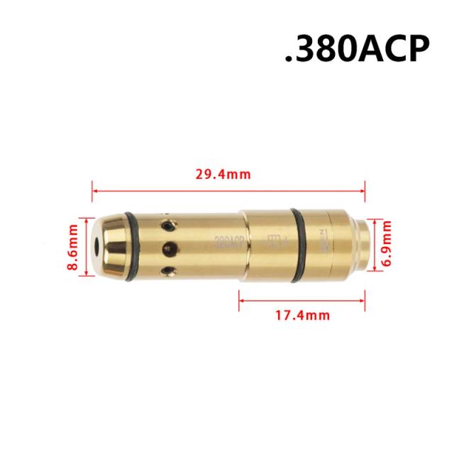 Mira Laser 9mm para Treinamento e Tiro: Snap Caps e Red Dot para .380, .40, .45 e Furo de Visão