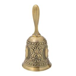 Metal Tone Hand Bell Alarme, Serviço de Mão, Chamada, Desktop, Chá, Jantar, Jogo, Natal - Image 4