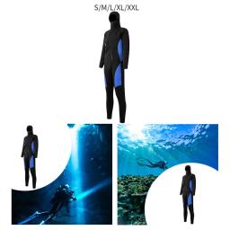 Terno de surf de corpo inteiro para homens, roupa de mergulho com capuz, manga comprida, quente, esportes aquáticos, canoagem, subaquática - Image 3