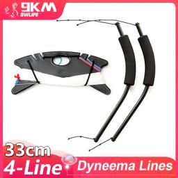 Freilein profissional Quad Line alças, liga de alumínio para Acrobatica Stunt Kite, voando Control Acessórios Ferramenta para Adultos, 33 centímetros - Image 1