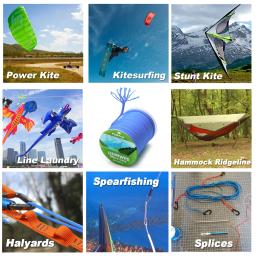 Linha FishTrip-Kitesurfing, Resistência à Abrasão, Low Stretch Substituição, Cabo UHMWPE, Assist Pesca, 45kg-340kg - Image 6