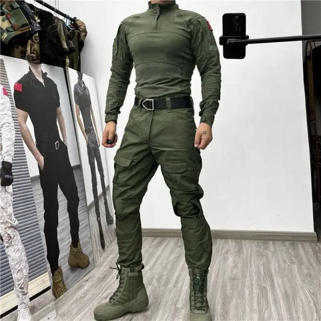 Uniforme Tático Militar Combate Airsoft Multicam Camo - Camisa e Calça