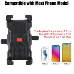Suporte Do Telefone Da Motocicleta Ajustável, Suporte Giratório, Navegação GPS, DVR, Suporte Da Câmera, iPhone, Samsung, Huawei, Samsung, Xiaomi - Image 5