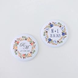 Ímãs personalizados geladeira, presentes de casamento para convidados, favor do noivado, foto personalizada, ímã de geladeira, 5,8 cm, 2,25 ", 20pcs - Image 4