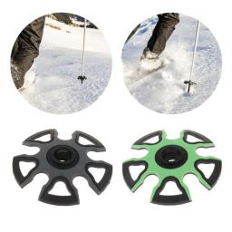 Vara de trekking cesta de neve 9cm cesta de floco de neve cestas de pólo de esqui caminhadas varas acessórios para trekking caminhada ao ar livre escalada - Image 1