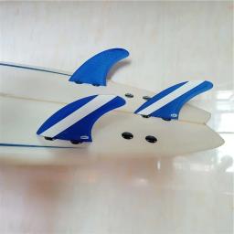 BiLong-FCS ARC Prancha De Fibra De Vidro, Núcleo Surf Board Thruster, Tri-fin, Desempenho, 3pcs por conjunto - Image 2