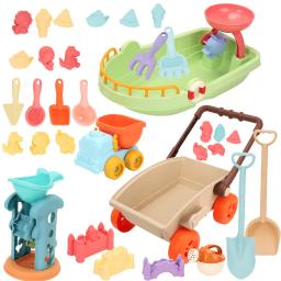 Beach Sand Play Toy para crianças, sandbox, pá, moldes animais, acessórios de praia, verão, ao ar livre, beira-mar, jogo aquático - Image 1