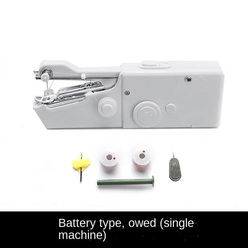 Pequena máquina de costura elétrica portátil, Versão caseira, Ferramenta de costura totalmente automática, Mini nova máquina de costura manual - Image 1