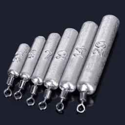 Peso de pesca 15 Pçs/lote Molde de Chumbada 3.5g 5g 7g 10g 14g 20g Tubo Bala Plumb Pingente Metal Jig Sast Sea Tackle Kit Ferramenta de Pesca - Image 1