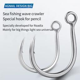 8091-5X-HG Lone Diablo Isca Única Gancho De Pesca De Aço De Alto Carbono Barco Oceano Pesca Grandes Anzóis Famoso Gancho De Peixe Na China - Image 3