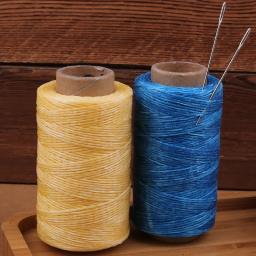 30m 50m/rolo encerado linha conjunto mão estofando agulhas de costura para artesanato de couro costura corda cabo ferramenta kit acessórios - Image 3