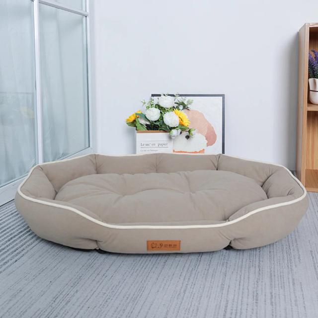 Cama Grande e Confortável para Cães Pequenos com Almofadas e Acessórios Pet
