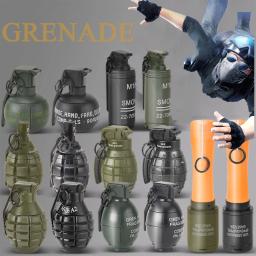 Lançador de granadas airsoft tático, airsoft e paintball puxar anel, divertido impacto cs brinquedos, esporte de equipe ao ar livre, role play reutilizável - Image 1