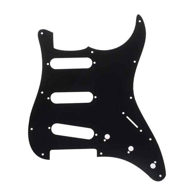 Pickguard de 3 camadas para guitarra Stratocaster de 11 buracos - Proteção contra riscos e acessório essencial para instrumentos guitarra SSS