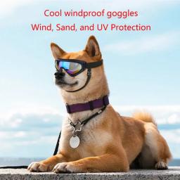 Óculos anti-uv para animais estimação, à prova d'água, focinho longo, proteção solar para atividades ar livre, - Image 4
