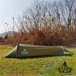 Equipamento ao ar livre ultraleve suprimentos escalada única pessoa camping pequena barraca de saco de dormir - Image 2