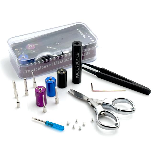 Conjunto de Ferramentas para Enrolamento de Fios com Alicates, Tesouras e Bobina Jig CW-20, CW-25, CW-30