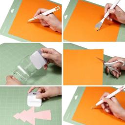 Vinil Weeding Ferramenta para Cricut, Vinil Raspador, Weeder Coletor, Pinças, Tesoura, Pá, Artesanato, 1Pc - Image 2