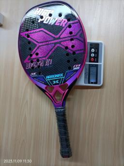 Arronax-Full Carbon Fiber Beach Tennis Racket, superfície áspera, capa Bag, em estoque, 3K - Image 5