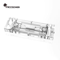 FREEZEMOD-Memória Water Cooling Block, Suporte 4 RAM Armor, Compatível com Pirate Ship Comb, MOD Watercooler, MEO-PM0A - Image 3
