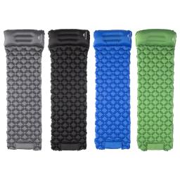 Colchão de acampamento inflável com travesseiros, Tapete de dormir dobrável, Impermeável, Almofada de ar leve para acampar - Image 1