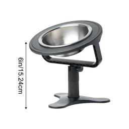 Alimentador lento elevado para animais de estimação, tigelas para cães, suporte ajustável, tigela de água antiderrapante, tigela para cães levantada para gatos pequenos, filhotes - Image 6