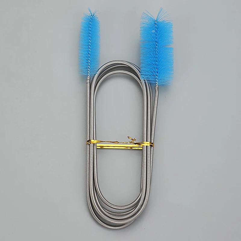 Flexível Double Ended Mangueira, Escova De Limpeza Da Tubulação, Acessórios Do Aquário, Tanque De Limpeza, Filtro De Água, Nylon Tubo De Ar, 155cm - Image 1