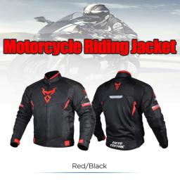 Respirável Motorcycle Racing Vestuário, jaqueta de proteção, casaco de vestuário, CE, Anti-Queda, Pull, Moto, Motocross, Equitação - Image 2