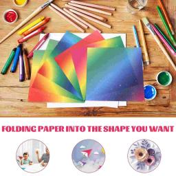 200 folhas dupla face colorida origami dupla face dobrável papel quadrado diy portátil criança - Image 2