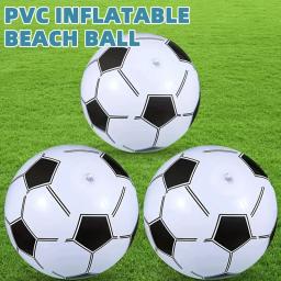 Bola de praia inflável para meninos e meninas, futebol em PVC, brinquedos esportivos espirrando, festa na piscina exterior, verão, 1 pc - Image 1
