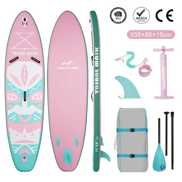 SUP paddleboard pvc prancha de surf em pé corrida água skate paddleboard adulto inflável paddle board sup stand up paddle