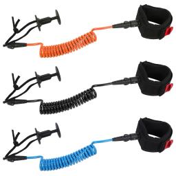 Coiled Wrist Leash para Surf, Acessórios para Surf, Bobina para Surf, 5.5mm, 5ft - Image 1