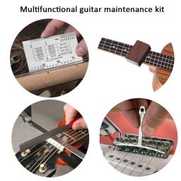 Miwayer 45/72PCS Guitar Tool Kit para Set Up, Guitar Reparação Manutenção Tool Kit com cordas de guitarra/Ponte/Pinos Acessórios - Image 2