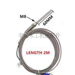 Sonda de controlo de temperatura, Termopar, Sensor de fios, Ferramentas para trabalhar madeira, M8, M10, M12, COMPRIMENTO, 2m, 3m - Image 4