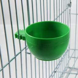 3 pçs/set mini pássaro papagaio comida tigela de água alimentador plástico pombos aves gaiola areia copo alimentador pássaro ao ar livre - Image 4