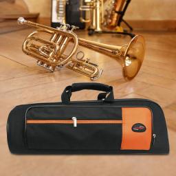 Trompete Gig Bag com Alça de Ombro Ajustável, Caso Instrumento Musical, alça, Iniciantes Presente, Resistente À Água, Estojo de Transporte - Image 3