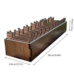 Bobinas de madeira animais criativos Carretéis de linha vazios para fio fio fio fitas carretel, acessórios de costura, ferramentas para artesanato de madeira DIY - Image 6