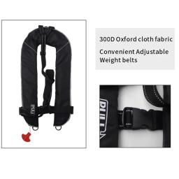 Daiseanuo-Jaqueta salva-vidas inflável para adultos, manual, automático, profissional, vela, canoagem, CE Aprovado, 100N, 150N - Image 2